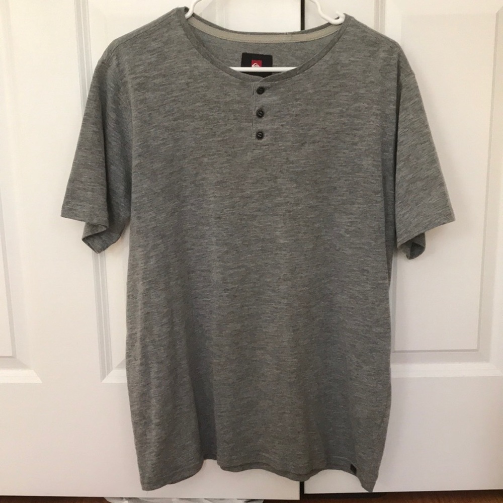 Quiksilver Henley Short Sleeve Tee Shirt